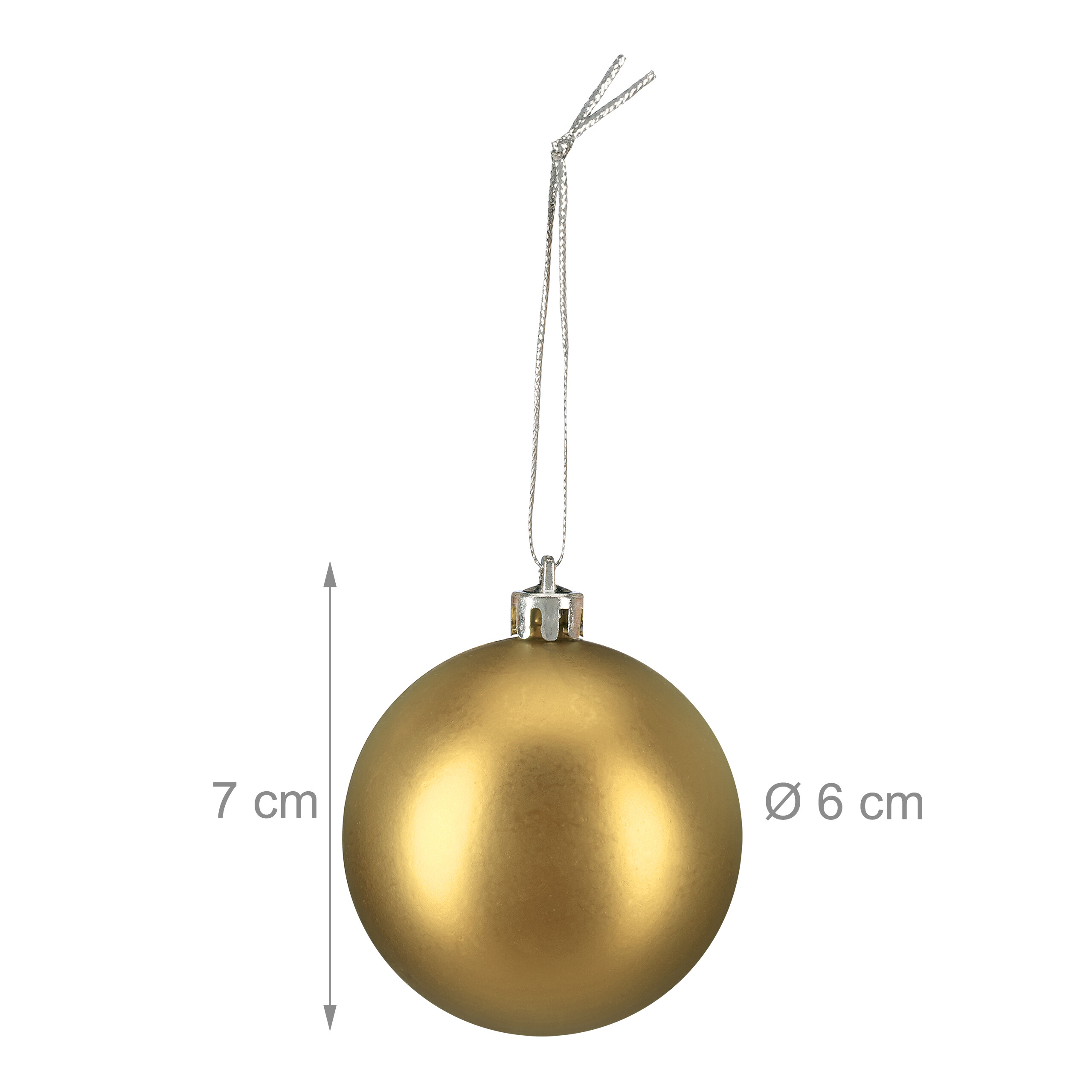 Weihnachtskugeln Tannenbaumdeko Christbaumschmuck Weihnachtskugelset 50er Set - Bild 69 von 77