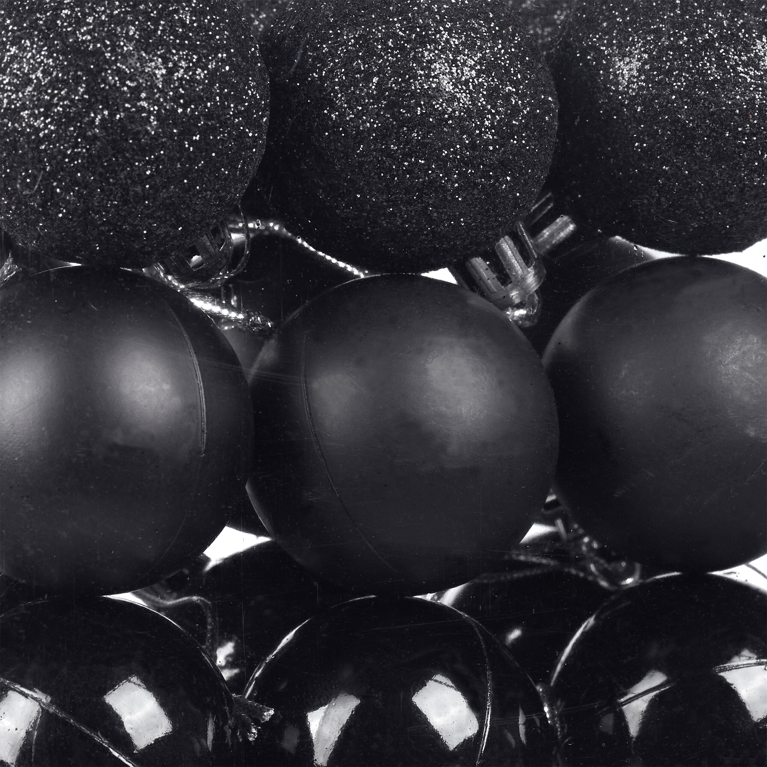 Weihnachtskugeln Tannenbaumdeko Christbaumschmuck Weihnachtskugelset 50er Set - Bild 12 von 77