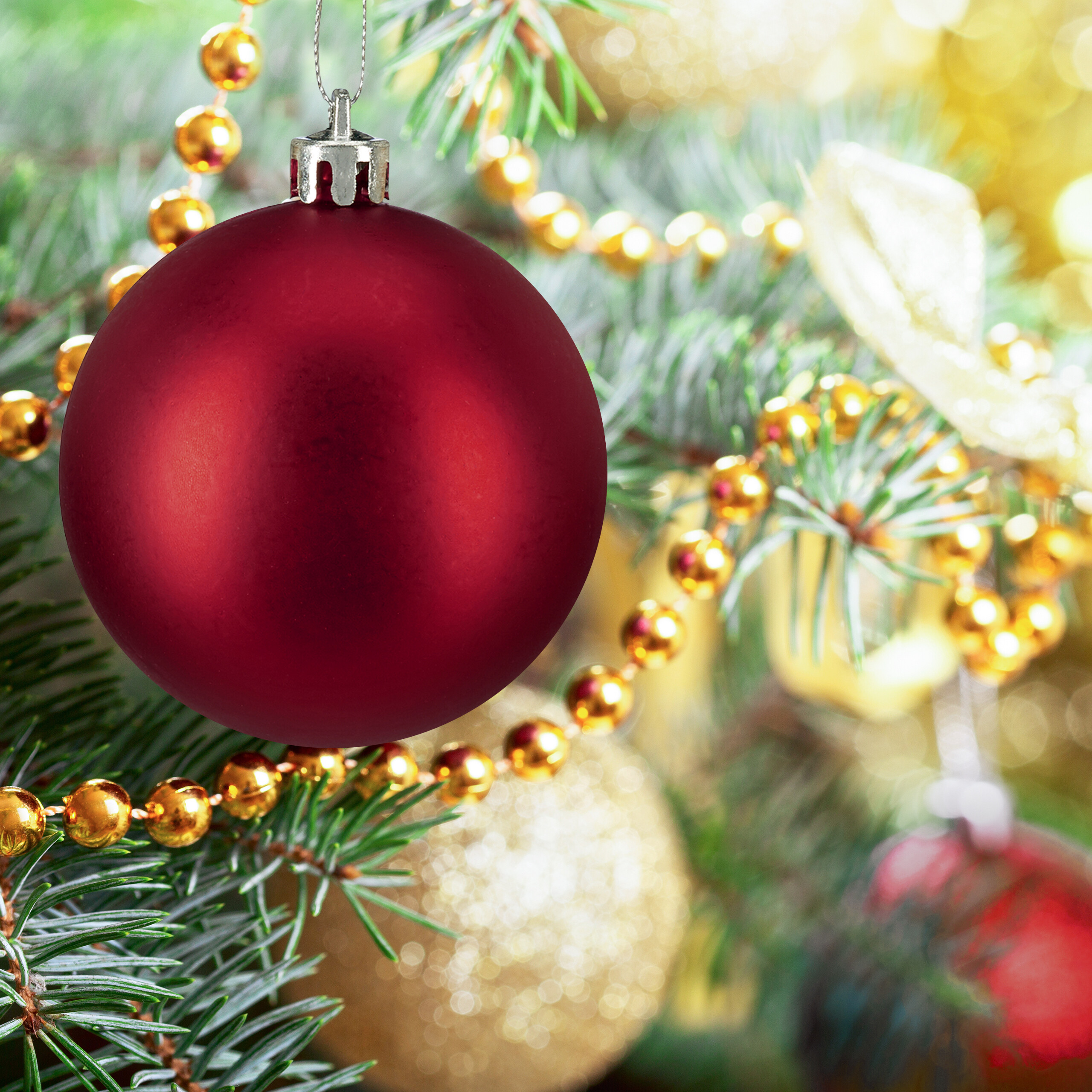 Weihnachtskugeln Tannenbaumdeko Christbaumschmuck Weihnachtskugelset 50er Set - Bild 15 von 77