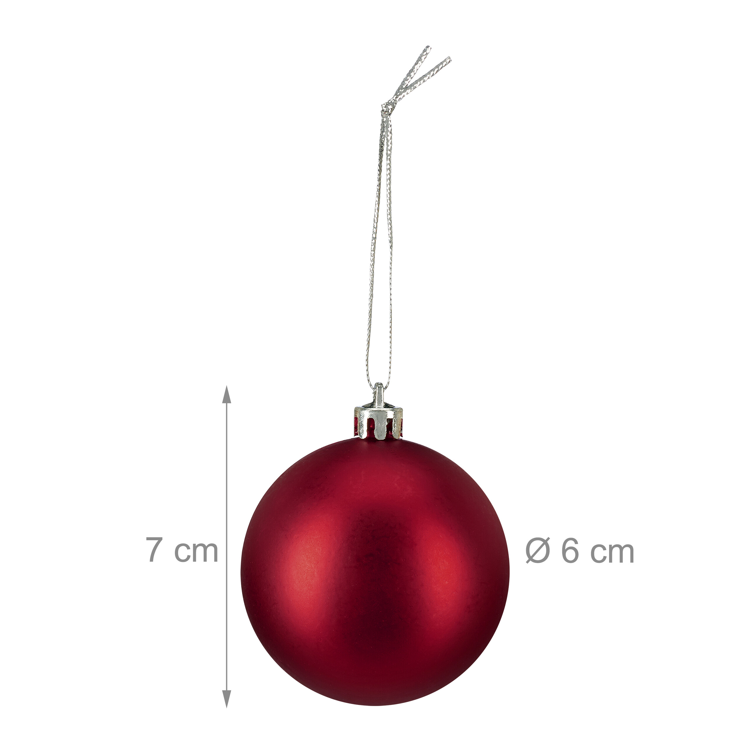 Weihnachtskugeln Tannenbaumdeko Christbaumschmuck Weihnachtskugelset 50er Set - Bild 17 von 77