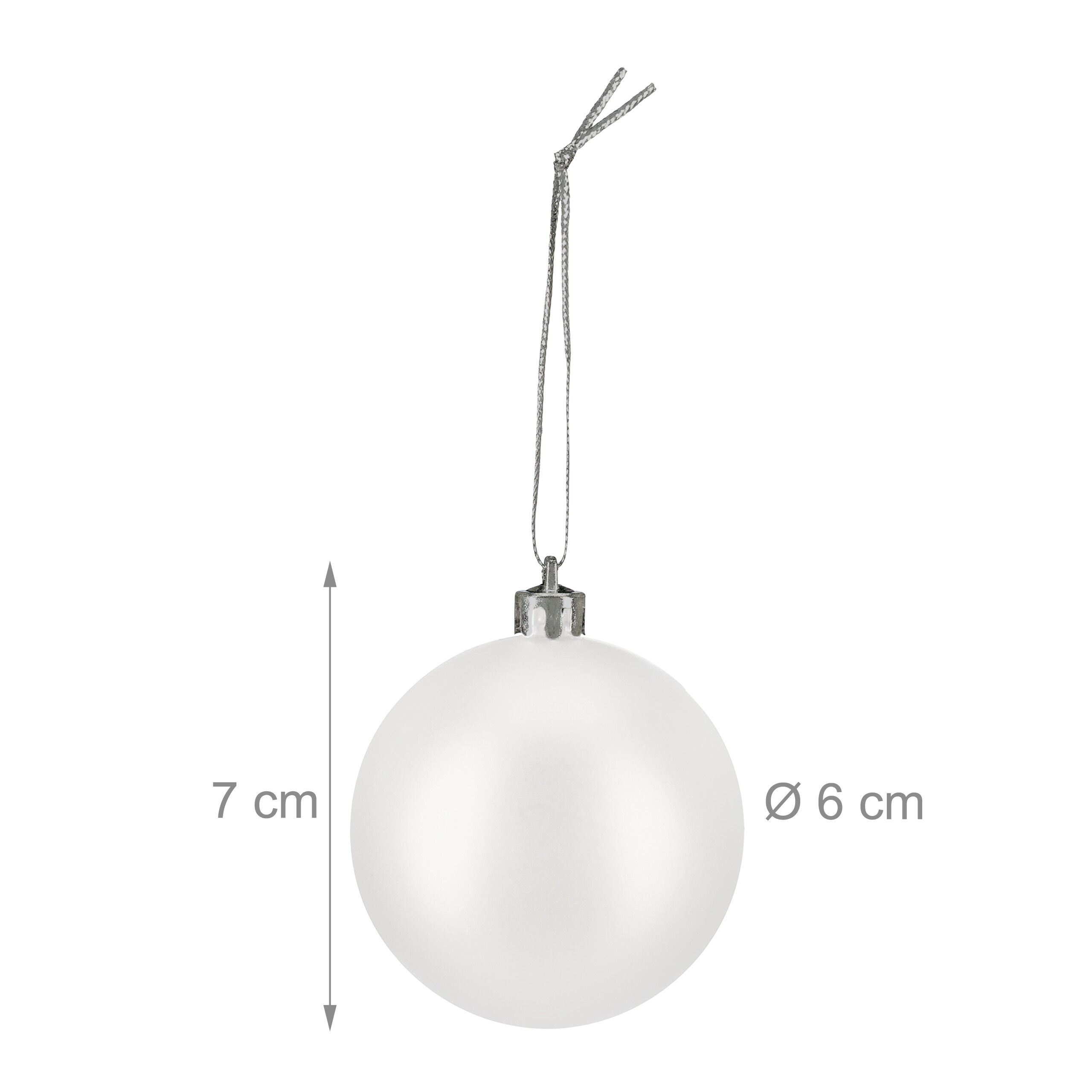 Weihnachtskugeln Tannenbaumdeko Christbaumschmuck Weihnachtskugelset 50er Set - Bild 23 von 77