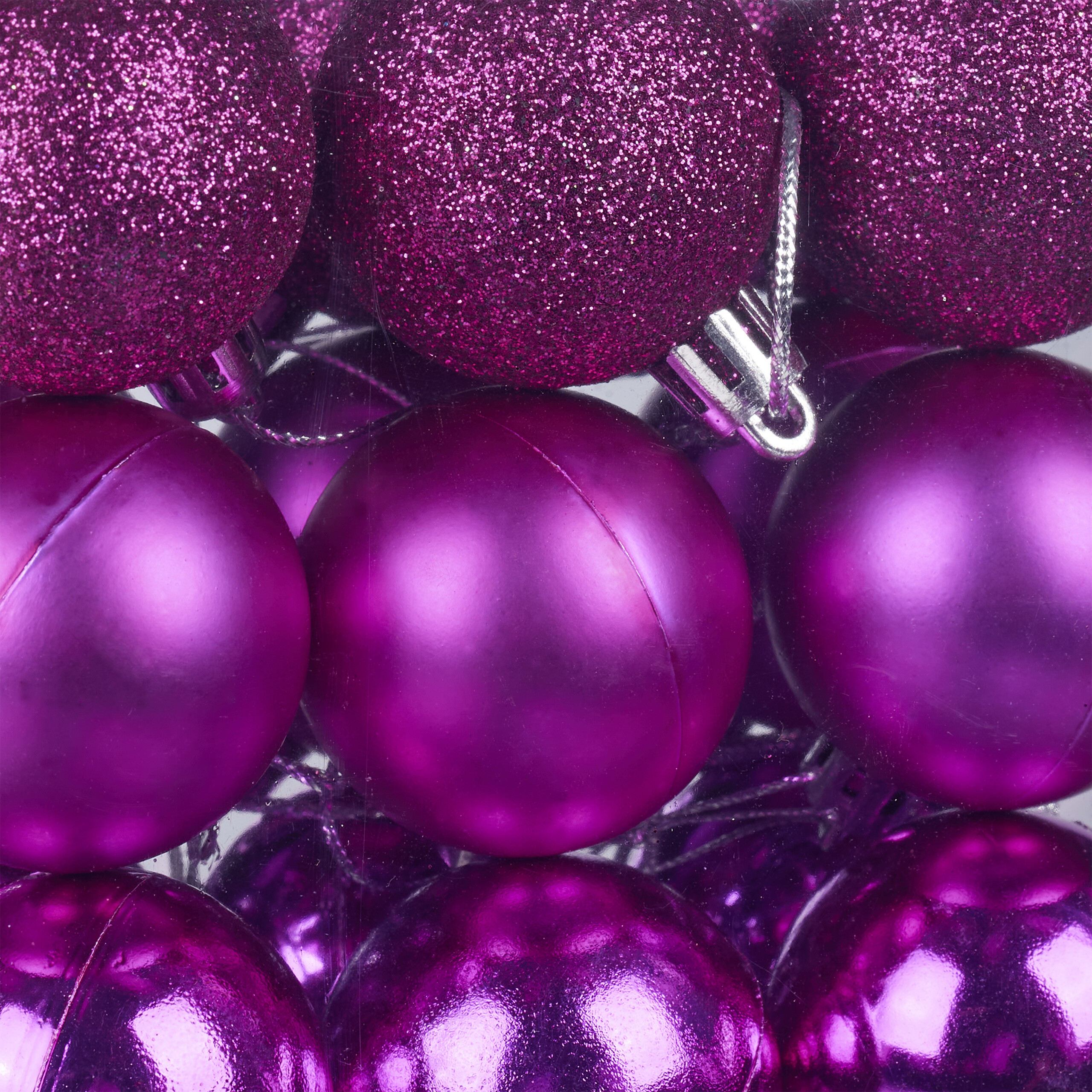 Weihnachtskugeln Tannenbaumdeko Christbaumschmuck Weihnachtskugelset 50er Set - Bild 29 von 77