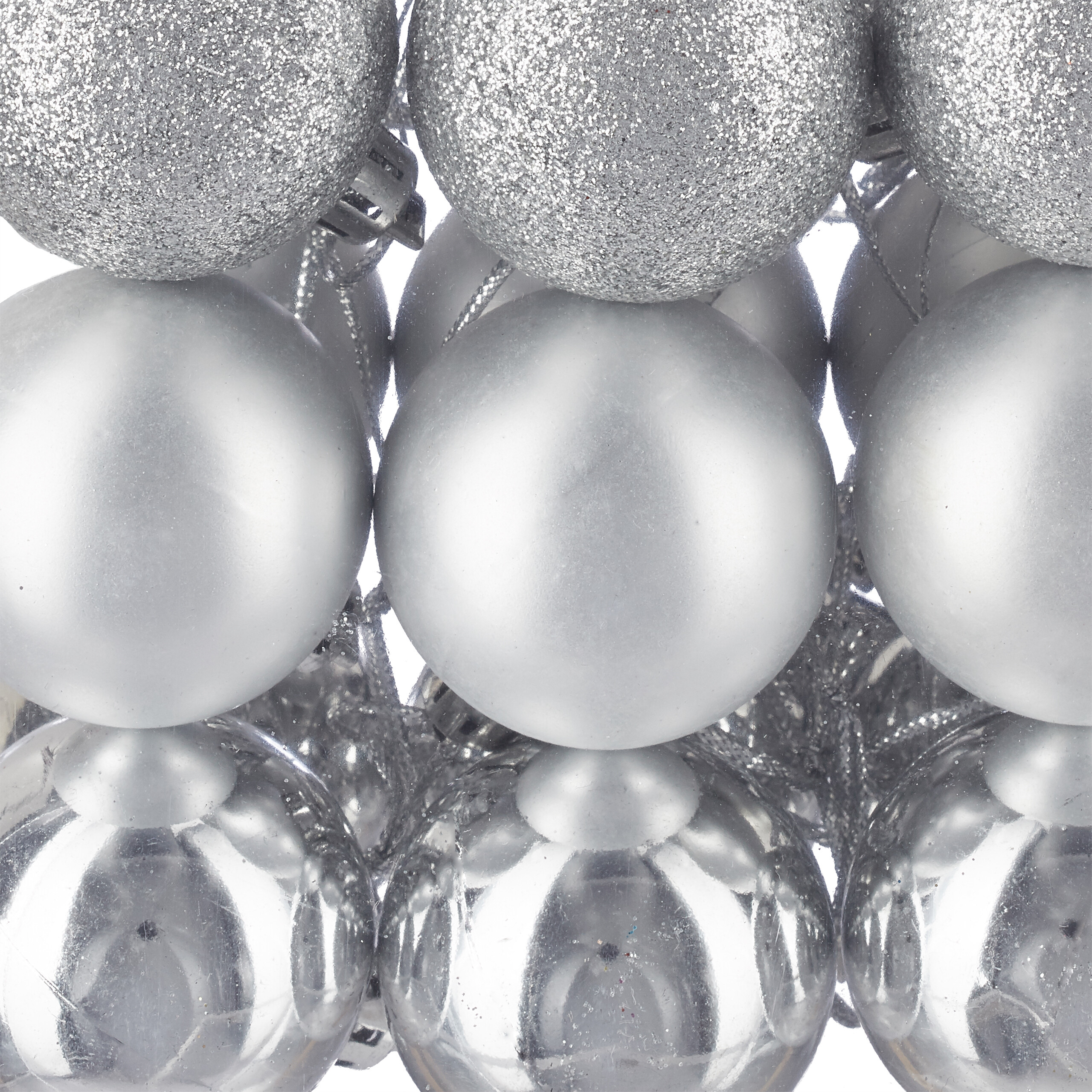 Weihnachtskugeln Tannenbaumdeko Christbaumschmuck Weihnachtskugelset 50er Set - Bild 35 von 77