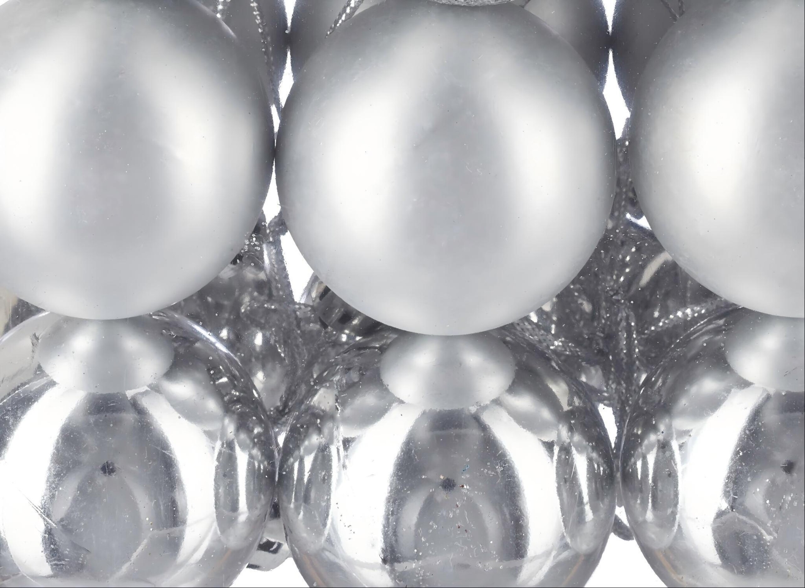 Weihnachtskugeln Tannenbaumdeko Christbaumschmuck Weihnachtskugelset 50er Set - Bild 36 von 77