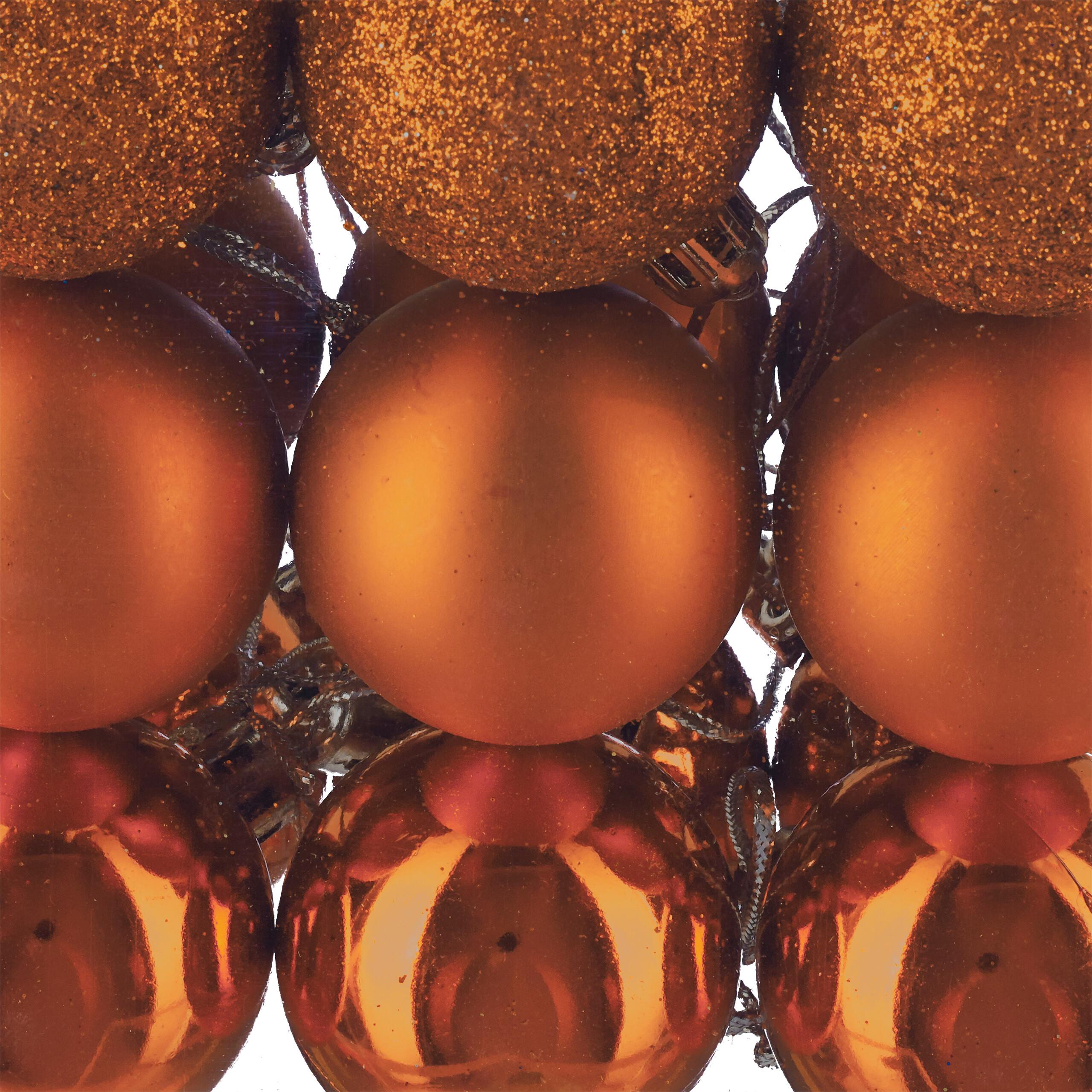 Weihnachtskugeln Tannenbaumdeko Christbaumschmuck Weihnachtskugelset 50er Set - Bild 41 von 77