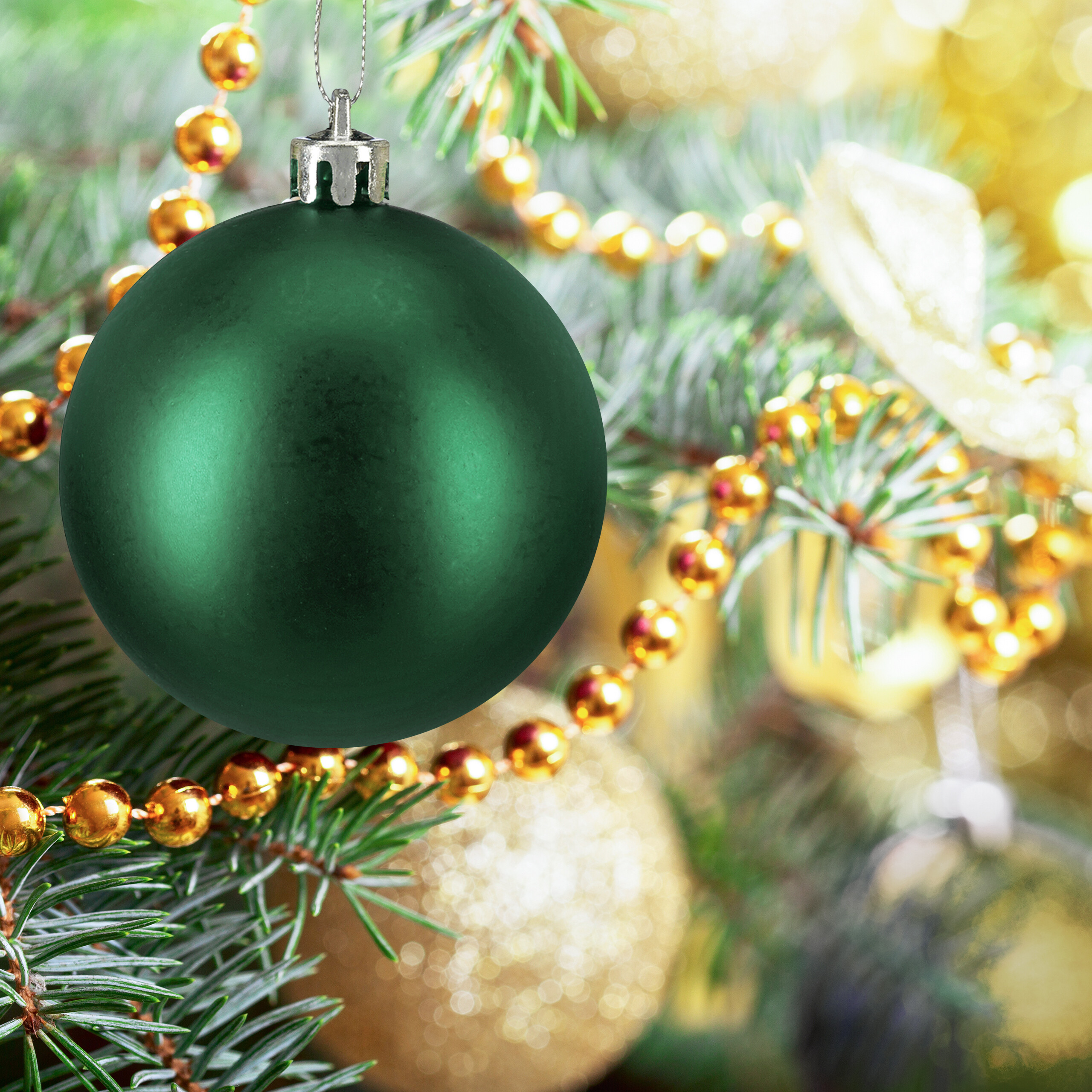 Weihnachtskugeln Tannenbaumdeko Christbaumschmuck Weihnachtskugelset 50er Set - Bild 73 von 77