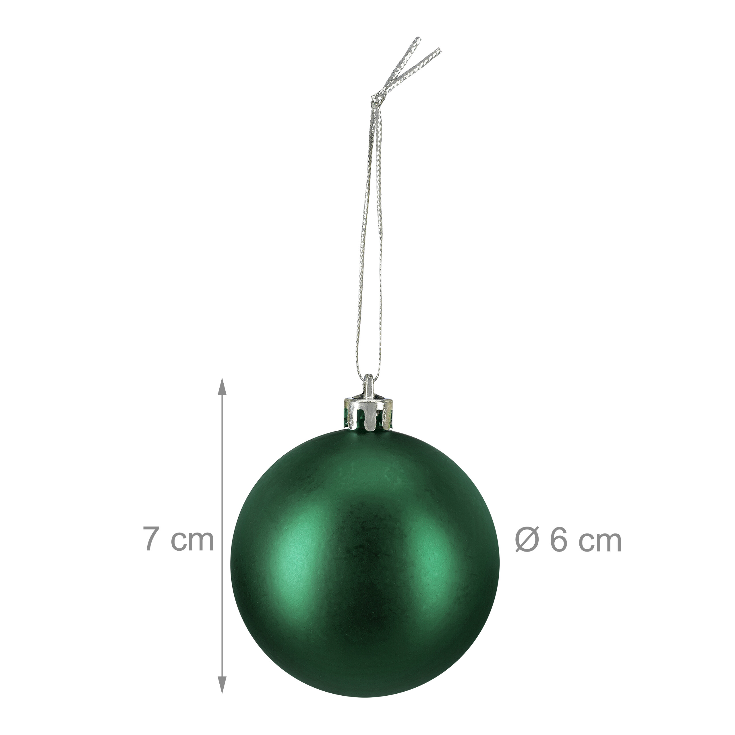 Weihnachtskugeln Tannenbaumdeko Christbaumschmuck Weihnachtskugelset 50er Set - Bild 75 von 77
