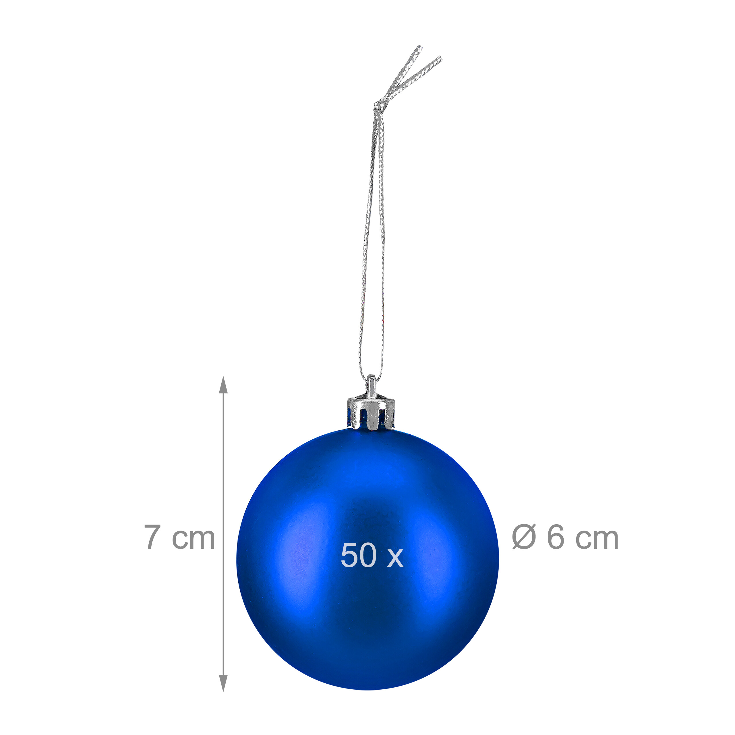 Weihnachtskugeln Weihnachtsbaumkugeln Christbaumkugeln Baumkugeln 50er Set