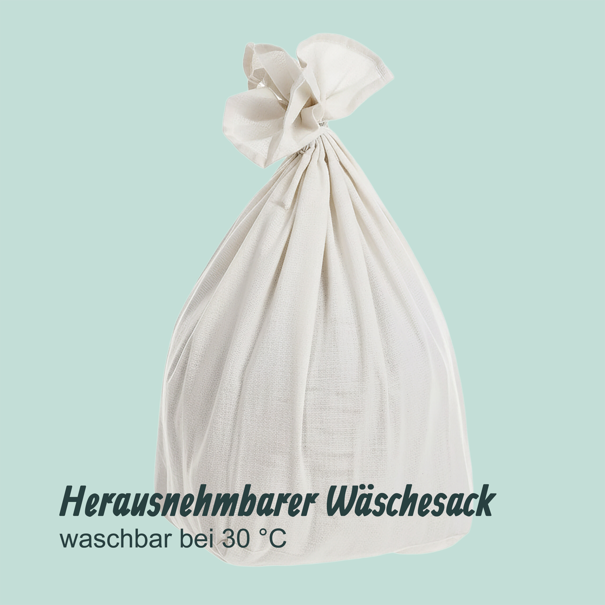 Wäschekorb Wäschesammler Wäschebox Wäschetruhe Wäschetonne mit Deckel 3 Fächer