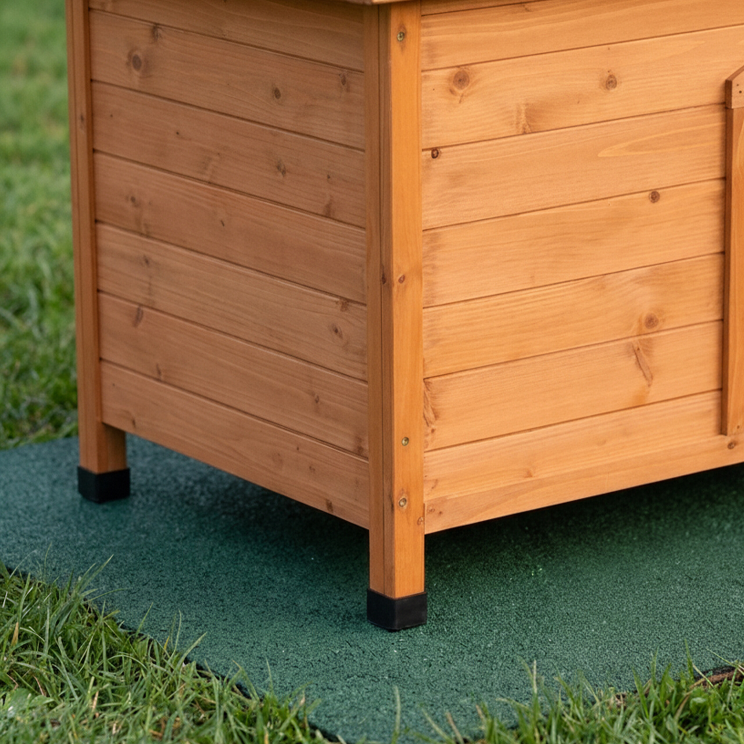 Hundehütte Hundehöhle Hundehaus Hundevilla Tierhaus Hunde Hundehäuschen outdoor - Produktbild 6