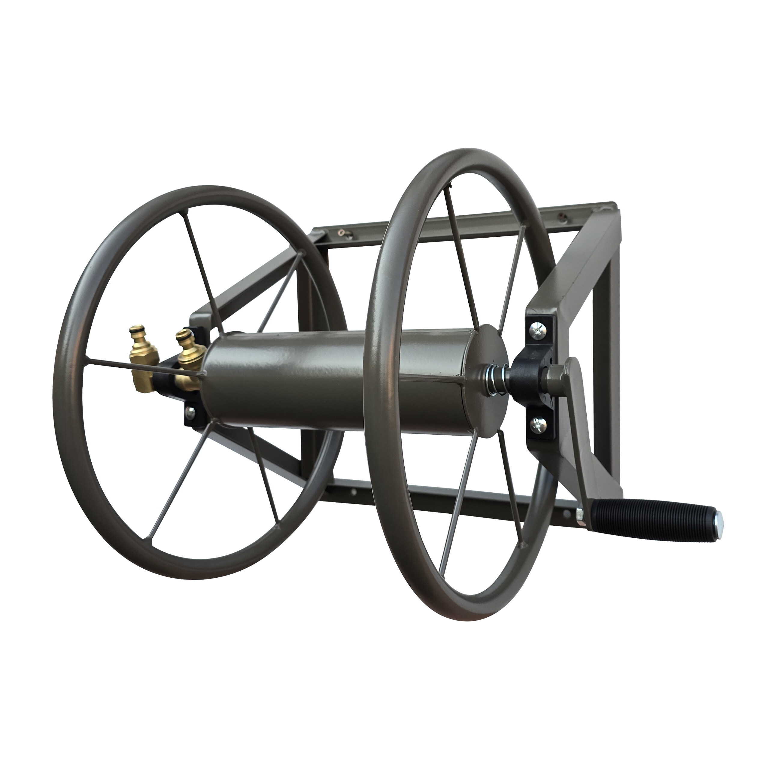 Schlauchtrommel Gartenschlauch Trommel Wasserschlauch Aufroller Edelstahl Wand