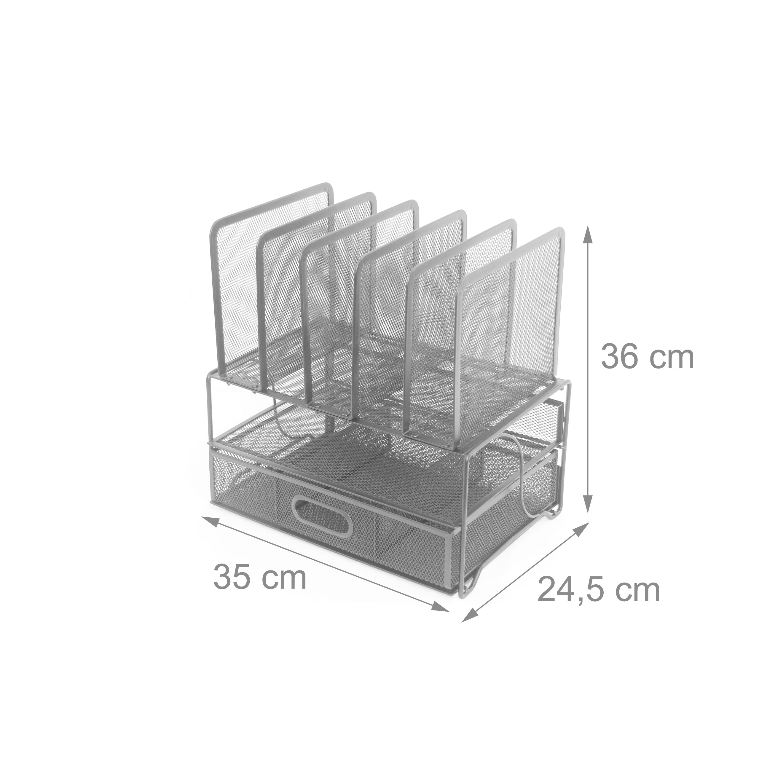 Desk organiser, desk butler, office supplies organiser, pen holder - Produktbild 3