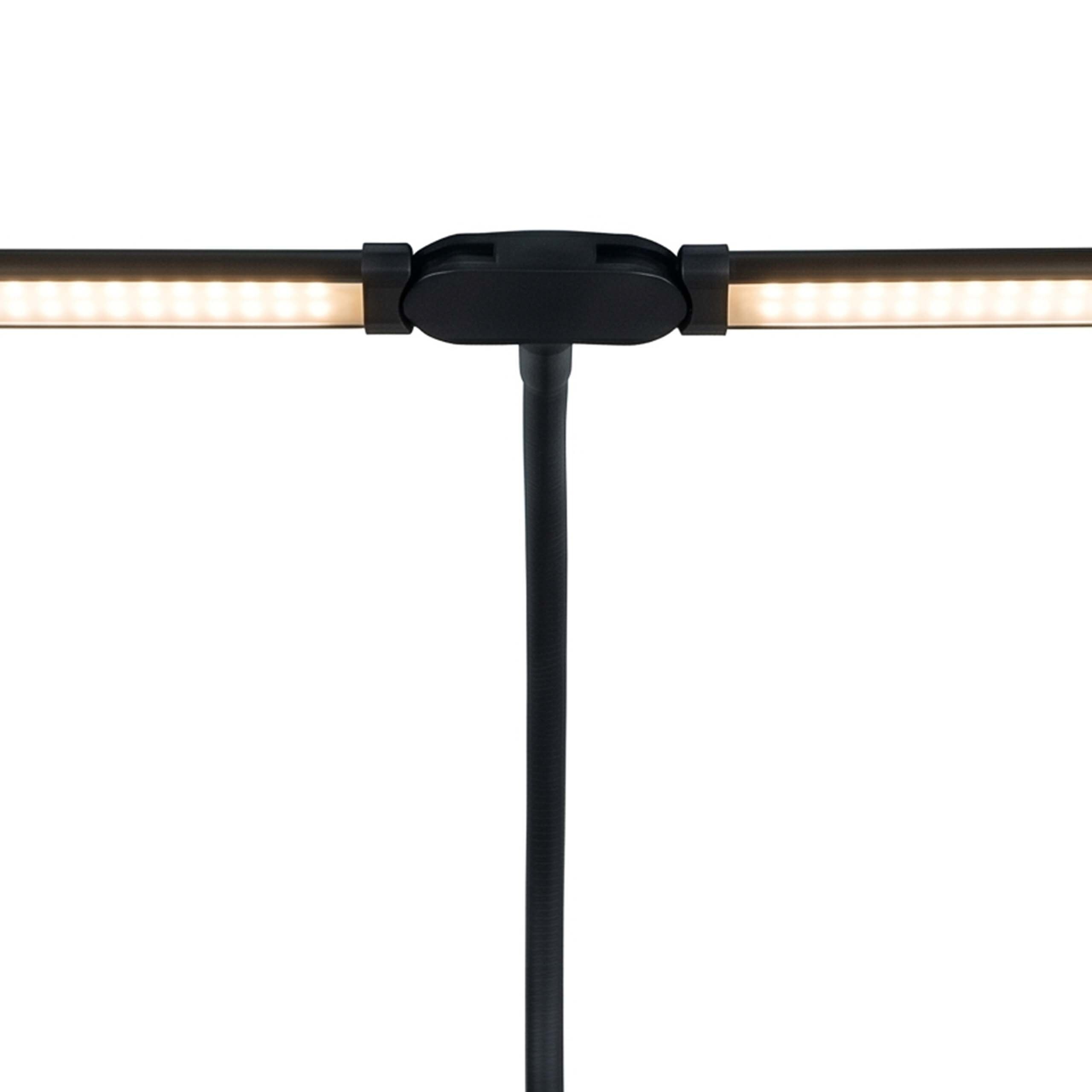 Desk lamp, dual-head clamp lamp, LED, USB inline control - Produktbild 8