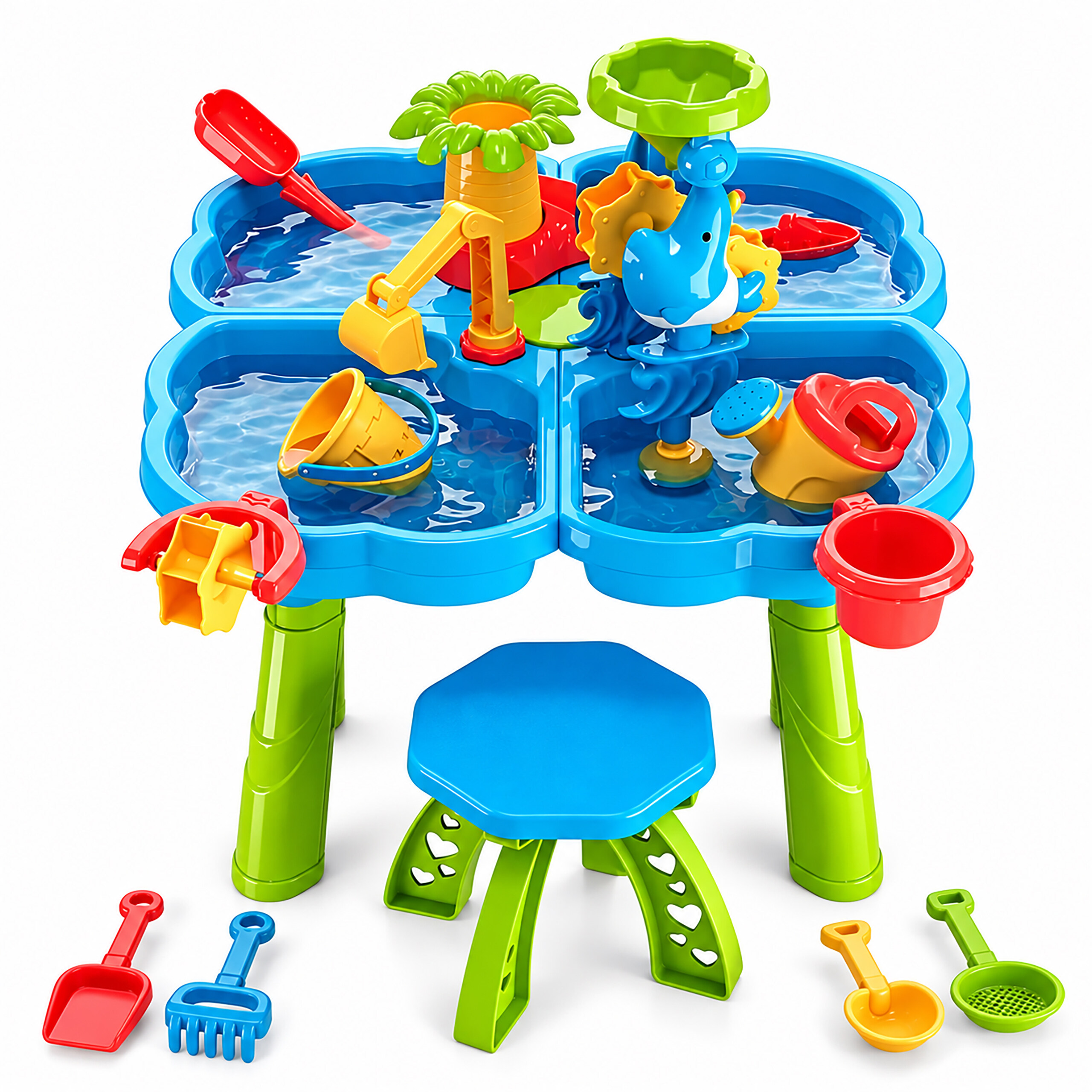 Table de jeu d'eau cuisine à boue circuit d'eau enfants accessoires